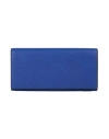 Valextra Woman Wallet Navy Size - Leather In Blue