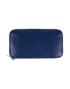 Valextra Woman Wallet Navy Size - Leather In Blue