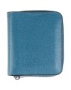 Valextra Woman Wallet Pastel Blue Size - Leather