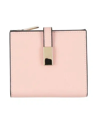 Valextra Woman Wallet Pink Size - Calfskin