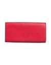 Valextra Woman Wallet Red Size - Leather