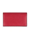 Valextra Woman Wallet Red Size - Leather In Brown