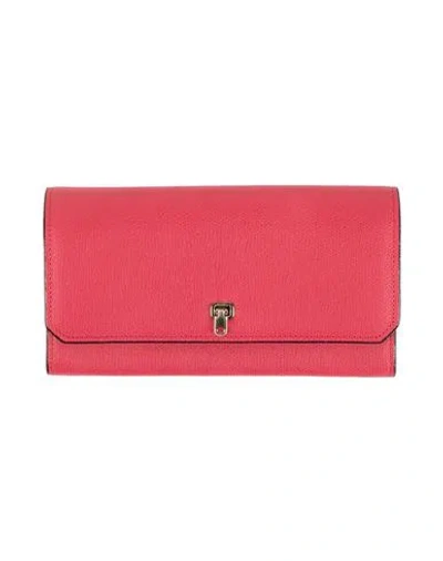 Valextra Woman Wallet Red Size - Calfskin