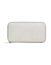 Valextra Woman Wallet Sky Blue Size - Leather