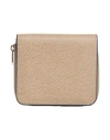 Valextra Woman Wallet Taupe Size - Leather In Gray
