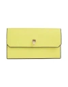 Valextra Woman Wallet Yellow Size - Calfskin In Yellow