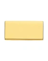 Valextra Woman Wallet Yellow Size - Leather