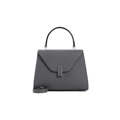 Valextra Women's Iside Top Handle Mini Bag In Grey