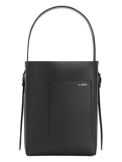 VALEXTRA WOMEN'S SMALL LEATHER BUCKET BAG