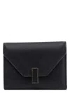 Valextra Iside Trifold Calfksin Wallet In Black