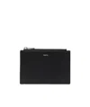 Valextra Leather Wallet In Black