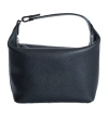 Valextra Zipper Shoulder Bag In Black