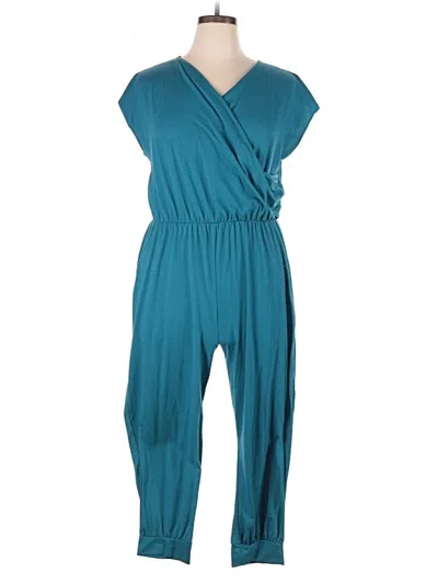Pre-owned Valia Jumpsuit In Blue