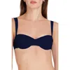 Valimare Athens Underwire Bikini Top In Navy Blue