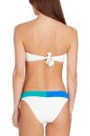 Valimare Capri Colorblock Bikini Bottom In Off White