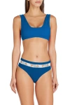 VALIMARE VALIMARE COMO PLEATED BIKINI TOP