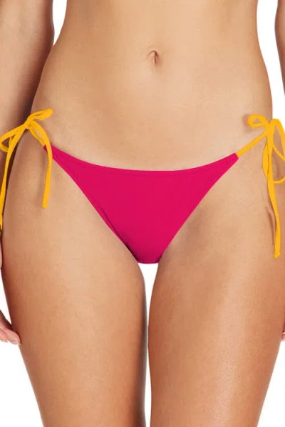 Valimare Ibiza Side Tie Bikini Bottom In Fuscia