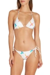 Valimare Lisbon Printed Bikini Bottom In Off White