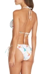 Valimare Lisbon Printed Bikini Top In Off White
