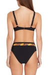 Valimare Martinique High Waist Bikini Bottom In Black