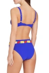Valimare Martinique High Waist Bikini Bottom In Blue