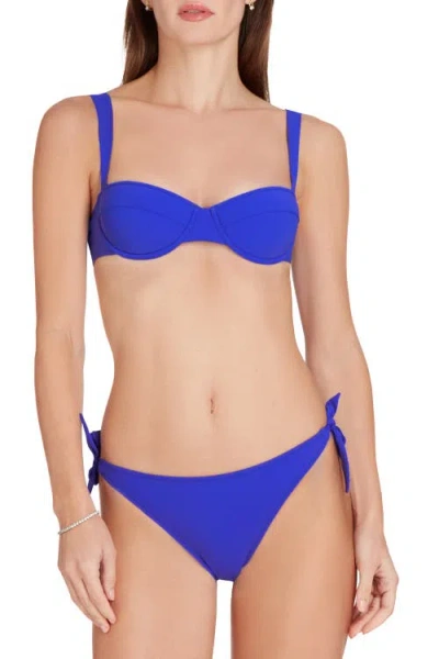 Valimare Milos Side Tie Bikini Bottom In Blue