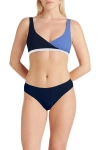 Valimare Roma Hipster Bikini Bottom In Navy Blue