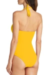 Valimare Sicily Bow-style One-piece Swimsuit In Yellow