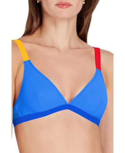VALIMARE ST BARTHS COLORBLOCK BIKINI TOP