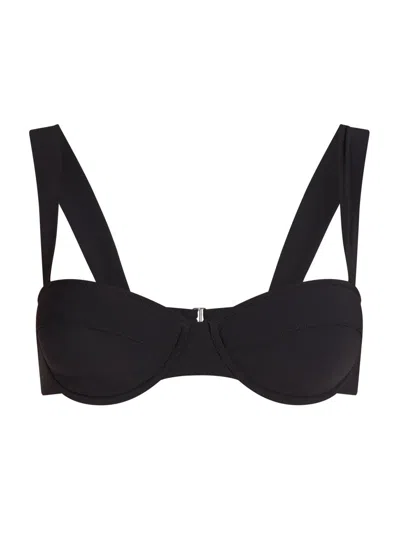 Valimare Women's Athens Balconette Bikini Top In Black