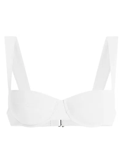 Valimare Women's Athens Balconette Bikini Top In Off White