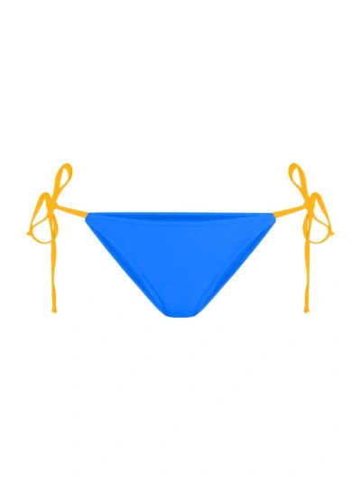 Valimare Women's Ibiza String Bikini Bottom In Blue