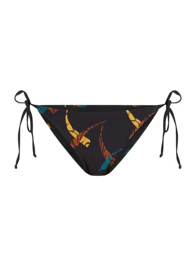 Valimare Women's Lisbon Abstract Bikini Bottoms In Black