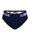 Valimare Women's Martinique High-rise Bikini Bottoms In Navy