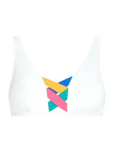 Valimare Women's Martinique Strappy Bikini Top In Off White