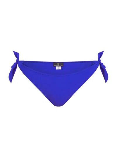Valimare Women's Milos Low-rise String Bikini Bottom In Blue