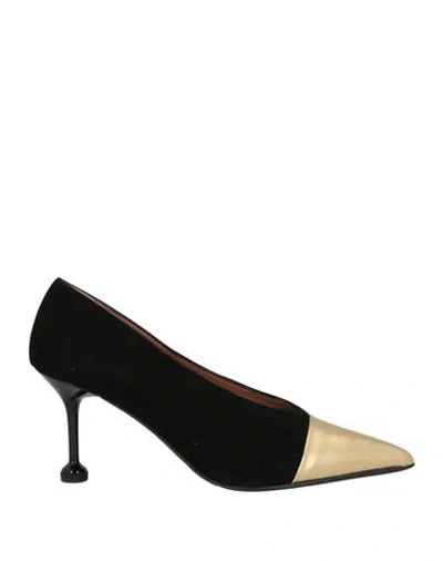 Valini Woman Pumps Black Size 6 Leather