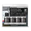 Vallejo Paint Vallejo Acrylic Paints 32 ml Bottle Aircraft Aluminum Dope Metal Color Paint Set - 4 Colors