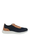 Valleverde Man Sneakers Midnight Blue Size 8 Leather, Textile Fibers