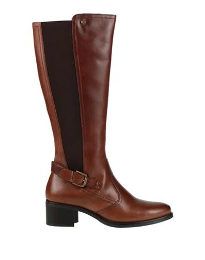 Valleverde Woman Boot Tan Size 8 Leather