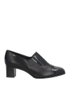 Valleverde Woman Loafers Black Size 10 Leather