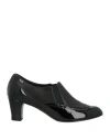 Valleverde Woman Loafers Black Size 10 Leather In Black