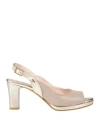 Valleverde Woman Sandals Beige Size 6 Synthetisches Material In Sand