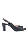 Valleverde Woman Sandals Midnight Blue Size 8 Synthetisches Material In Blue