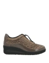 Valleverde Woman Sneakers Dark Brown Size 8 Leather