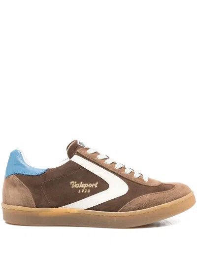 Valsport Lace-up Suede Trainers In Brown
