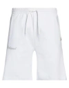Valsport Man Shorts & Bermuda Shorts White Size Xxl Cotton In White