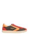 Valsport Man Sneakers Black Size 8.5 Leather, Textile Fibers In Multi