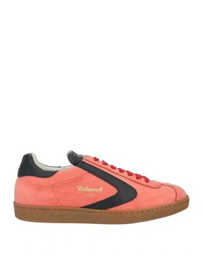 Valsport Man Sneakers Coral Size 8.5 Leather In Red