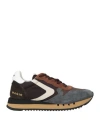 Valsport Man Sneakers Dark Brown Size 7 Textile Fibers, Leather